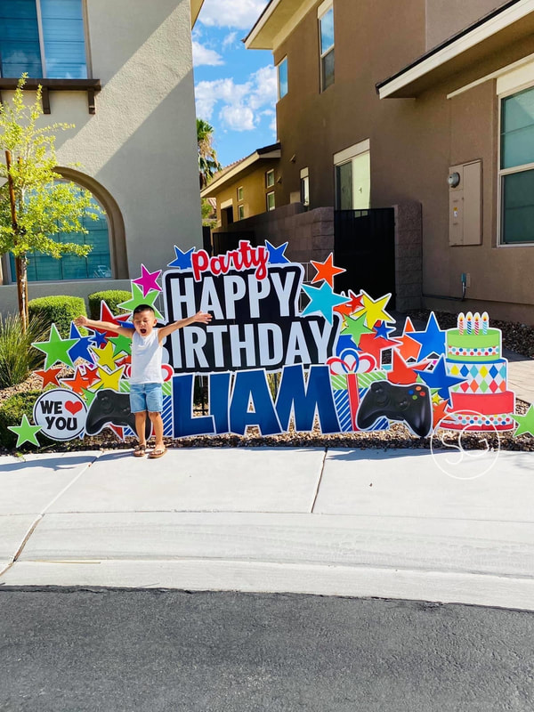 yard sign for birthday